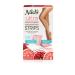 Nad's Body Wax Strips - 2-In-1 Skin Exfoliator - Wax Hair Removal For Women - At Home Waxing Kit With 20 Waxing Strips + 4 Calming Oil Wipes