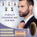 11 in 1 Upgraded Beard Grooming Kit for Men - Beard Growth Care Set with Shampoo, Oil, Serum, Balm, Brush, Comb, Scissors - Christmas Gift - Buy Online on GoSupps.com