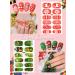 Kalolary Christmas Nail Polish Stickers Kit with Nail File - 8 Sheets Self-Adhesive Wraps for DIY Nail Art - Perfect Manicure Gift for Women and Girls - Buy Online on GoSupps.com