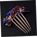 FOYTOKI Decorative Hair Combs Wedding Hair Rhinestone Hair Combs for Women Fashion Jewelry for Women Bridal Hair Comb Flower Crystal Bride Clip Hair Fork Clip Dense Bridesmaid Hair Piece - Buy Online on GoSupps.com