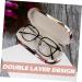 Solustrie Double Layer Hard Shell Glasses Case - Multi-Purpose Container for Glasses & Contact Lenses Perfect for Outdoor Use - Buy Online on GoSupps.com