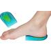 KidSole Gel Heel Cups - Shock Absorbing Lightweight Inserts for Kids with Sensitive Heels, Spurs, Plantar Fasciitis, Ankle Pain - Clear (Size 0-3) - Buy Online on GoSupps.com