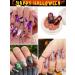 Kalolary 12 Boxes 3D Halloween Nail Art Sequin Stickers Holographic Halloween Witch Pumpkin Bat Sequins for Acrylic Nails DIY Manicure Sequin for Nail Art Decoration - Buy Online on GoSupps.com