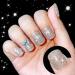 YTD Likomey Reflective Glitter Gel Nail Polish 15ml - Champagne Gold Sparkly Disco DJ Nail Gel - UV Soak Off Varnish for Salon & DIY Manicure - Buy Online on GoSupps.com
