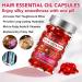  Uocasi Hair Essential Vitamin Capsules 60 Essential Oil Capsules for Hair Care - Repair & Hydration Formula Rich in Vitamins A C E & B5 - Buy Online on GoSupps.com