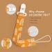 Freebear Pacifier Clip 4-Pack for Boys and Girls | Binky Holder & Leash Gift for Newborns (Sunrise) - Buy Online on GoSupps.com