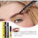  Obesntln Eyebrow pencil eyebrow pencils for women waterproof liquid eyebrow pen liquid eyebrow makeup pen 4-pronged fork with natural eyebrow gel. - Buy Online on GoSupps.com