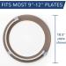 2 Pack - Able-T Plate Guard | Fits 9 to 12 Plates | Designed by OTR/L | Brown Box - Buy Online on GoSupps.com