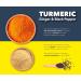 Turmeric Ginger & Black Pepper 4000 mg Tablets (per Serving) High Strength Curcumin Supplements Vegan and Gluten Free UK Made 120 Count - Buy Online on GoSupps.com