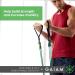 Gaiam 3-in-1 Resistance Band Kit | Comfort-Grip Handles & Interchangeable Strength Bands for HIIT - International Shipping Available - Buy Online on GoSupps.com