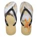 Mnsruu Sea Star Yellow Starfish Flip Flops for Home Hotel Spa Bedroom Travel XXL for Men Women XX-Large