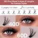 Pretty Memory 360Pcs Fluffy Cluster Lashes - 40D/60D Thick Mink Eyelash Extensions 10-16mm - 3D Effect DIY Eyelash Clusters (CC Curl) - International Shipping - Buy Online on GoSupps.com
