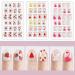 120pcs Kids Press-On Nails - Colorful Fruits & Bowknot Designs | Strawberry Sweetheart - Buy Online on GoSupps.com