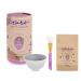 MAD Beauty Make It Your Own Face Mask Set Self-Care DIY Kit Lavender Clay Mask Powder Formula Instructions Reusable Mixing Bowl & Silicone Brush