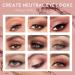 Ucanbe 15-Color Eyeshadow Palette - Matt & Waterproof Multi-Color Makeup - Long-Lasting Pigmentation (Peach) - Buy Online on GoSupps.com