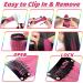 16Pcs 22 Inch Colored Clip in Hair Extensions - Heat-Resistant Synthetic Hairpieces for Women & Girls - Rose Red Highlights for Party Hair Decor - Buy Online on GoSupps.com
