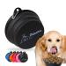 Petsation - dog bowl foldable for on the go the original food bowl dog ideal for everyday life - 350 ml water bowl - drinking bowl for the dog - Reisenapf Fressnapf napf (2 x 350 ml black) 2 x 350 ml black