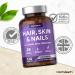 Hair Skin and Nails Vitamins with Biotin, Zinc and Selenium | 120 Vegetarian Tablets | Beauty Supplement for Women and Men by Horbaach - Buy Online on GoSupps.com