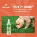 NaturVet Potty Here Training Aid Spray - 8 oz - Indoor & Outdoor Use - Train Puppies & Dogs Where to Potty - Buy Online on GoSupps.com