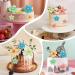 35 Pcs Edible Flowers Cake Decorations Wafer Paper Flower Cupcake Toppers for Decorating Edible Flower Cake Topper Colorful Rice Paper Cake Food Decoration for Wedding Birthday Baby Shower Party - Buy Online on GoSupps.com