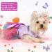 Summer Dog Dress for Small Girls | Mesh Puppy Dress for Yorkie Chihuahua & Teacup | Cute Birthday Outfit in Purple - Buy Online on GoSupps.com
