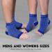 NEWZILL Plantar Fasciitis Socks - Arch Support Compression Sleeve for Swelling & Heel Spurs - Comfortable Ankle Brace (XXL Blue - Buy Online on GoSupps.com