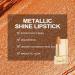 Oulac Metallic Shine Lipstick - Long Lasting Vegan Lipcolor in Persimmons(19) - Buy Online on GoSupps.com