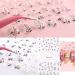 5D Flower Nail Stickers - Exquisite Hollow Patterns for Nail Art DIY | Multi-Design Fingernail Charms with Tweezer - Spring Collection - Buy Online on GoSupps.com