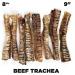 Premium Feeders Beef Trachea for Dogs 8 Smoked Beef Tracheas 9 to 11 inch - Made in Canada - Natural Loyalty Dog Treats for Large Dogs - Healthy Dog Chew Nutritional Tracheas for Joint Health - Buy Online on GoSupps.com