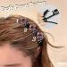 TIGARI Sparkling Crystal Stone Braided Hair Clips Set - 4 Pcs Color A | Rhinestone Hair Accessories for Women and Girls - Buy Online on GoSupps.com