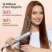 BESTOPE PRO 2 in 1 Hair Straightener Curling and Straightening Iron Antistatic Ceramic Tourmaline LCD Screen Hair Straight - Buy Online on GoSupps.com