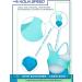 Aqua Speed Girls' UV Protection Bathing Suit | Chlorine Resistant One-Piece 104-158 | Opaque & Anti-Pilling | Blue-Turquoise-Light Green 28 - Buy Online on GoSupps.com