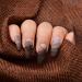 Umillars 24pcs Matte Long Coffin Black Press on Nails with Black Butterfly â€“ Nude Ballerina Design Acrylic Nail Tips for Women & Girls - Buy Online on GoSupps.com