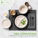 Ecovita 16 oz 100% Compostable Paper Bowls - Pack of 150 | Eco-Friendly & Sturdy Disposable Bowls - Tree Free, Liquid & Heat Resistant - Buy Online on GoSupps.com