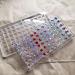 Ghjkldha Creative Nail Art Storage Magnetic Nail Art Organizer Portable Nail Art Container Nail Art Storage Solution with Transparent Box Design for Beads Crafts Rhinestones Nail Glitter 72 squares - Buy Online on GoSupps.com