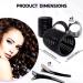 Mirzian 16 Pcs Jumbo Hair Rollers Set - Heatless Self Grip Velcro Curlers & Duckbill Clips for Long Hair - No Heat Rollers (44mm) - Buy Online on GoSupps.com