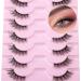 Natural Cat Eye Half Lashes - Multi-Layered 3D Curly False Lashes by Mavphnee - Buy Online on GoSupps.com