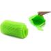 JJMG 2PCS Silicone Body & Face Scrubber Set - Deep Cleansing Exfoliating Pads for Smooth Skin Blackhead Removal - Green & Red Apple Shapes - Buy Online on GoSupps.com