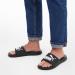 PUMA Unisex Adults Popcat 20 Slide Sandals - 43 EU | Black & White Comfort for All | International Shipping Available - Buy Online on GoSupps.com