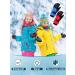 Eurzom 4 Pairs Kids Winter Ski Snow Gloves - Waterproof & Windproof - 5-8 Years - Red, Blue, Black, Navy Blue - Buy Online on GoSupps.com