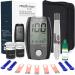 Medi-More Blood Glucose Monitor Diabetes Testing Kit with Meter 100-30 Gauge Lancets with Control Solution Lancing Device and Carrying Case Black