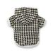 DroolingDog Pet Hoodie Small Dog Clothes Puppy T Shirt for Small Dogs, Medium Medium (5.5-8.8lb) Houndstooth