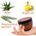Argan Oil Hair Mask - Deep Conditioning Treatment for Dry, Damaged Hair with Jojoba, Aloe Vera, Collagen & Keratin - Buy Online on GoSupps.com