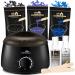 Lifestance Waxing Kit Wax Warmer Hair Removal (black)