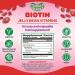 Human Beanz Biotin Jelly Bean Gummy Vitamins Max Strength Biotin for Hair Skin and Nails 10000mcg per Serving Hair Growth Vitamins for Men and Women 120 Strawberry Blast Jelly Beans Kosher - Buy Online on GoSupps.com