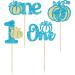 Gyufise 24Pcs Pumpkin One Birthday Cupcake Toppers Pumpkin Baby Boy 1st Birthday Cupcake Picks Pumpkin Theme Kids First Birthday Cake Decorations for Fall Harvest Baby Shower Party Decorations Blue Style 7 Blue - Buy Online on GoSupps.com