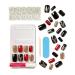 Limited Edition Holiday Fake Nails - Favorite Season Multi-Colored Square - Buy Online on GoSupps.com