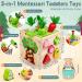 Motoric Cubes 5-in-1 Activity Toys for 1-3 Year Olds | Montessori Educational Wooden Activity Center | 49 PCS Gift for Kids 18 Months+ - Buy Online on GoSupps.com