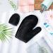 Honeycomb Bath Mitt Exfoliating Glove Set - 2 Pcs Honeycomb Face and Body Scrubber - Black Exfoliating Shower Mitt Sponges for Body Skin - Ideal for Beauty Spa - Buy Online on GoSupps.com