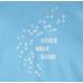 Shop Shirtracer Women's Shirt - Perfect Gift for Dog Owners | Never Walk Alone Paw Prints - Light Blue XL - Buy Online on GoSupps.com